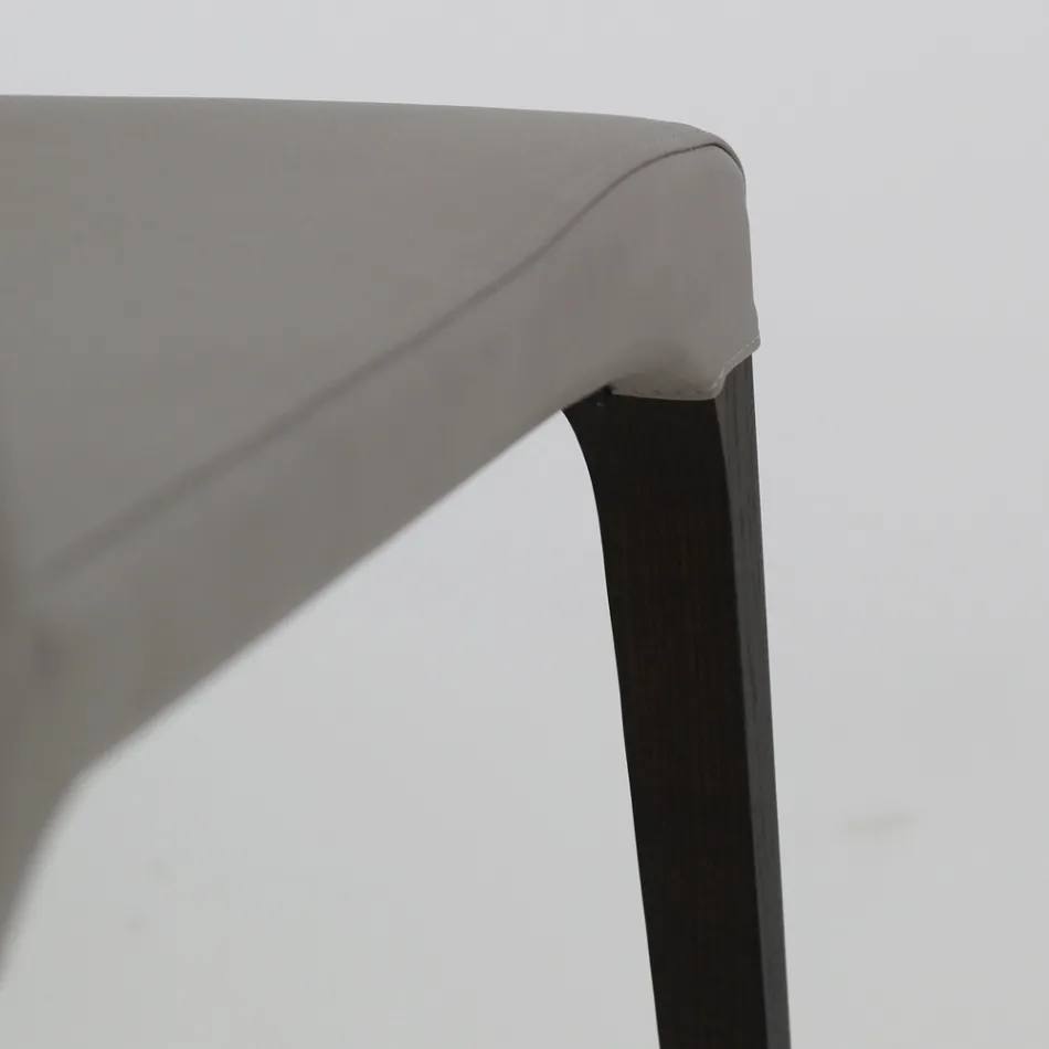 Karrige e brendshme prej druri hiri dhe lëkure Prodhuar në Itali - Floki Viadurini