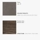 Karrige ngrënieje me sedilje prej pëlhure dhe strukturë hiri - Aisha Viadurini