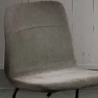 Karrige ngrënieje me sedilje prej pëlhure dhe strukturë metalike - Aisha Viadurini