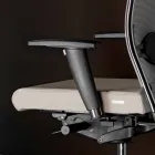 Karrige Ergonomic Swivel Office Desk me Rrota dhe Mbështetëse Krahësh - Gimiglia Viadurini