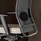 Karrige Ergonomic Swivel Office Desk me Rrota dhe Mbështetëse Krahësh - Gimiglia Viadurini