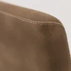 Karrige e dhomës së ndenjes me shpinë të lartë në lëkurë artificiale Prodhuar në Itali - Orietta Viadurini