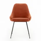 Karrige e dhomës së ndenjes me sedilje në pëlhurë mikrofibër me ngjyra të ndryshme - dru sandali Viadurini