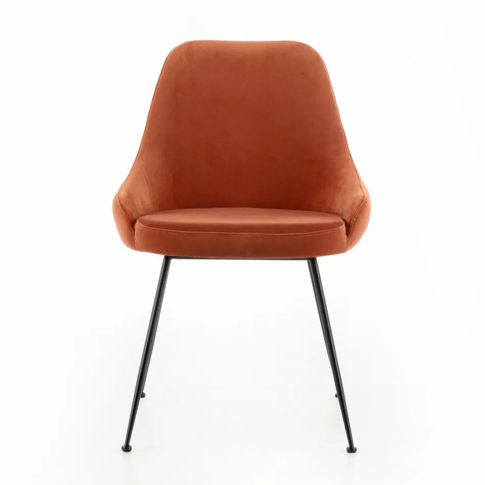 Karrige e dhomës së ndenjes me sedilje në pëlhurë mikrofibër me ngjyra të ndryshme - dru sandali Viadurini