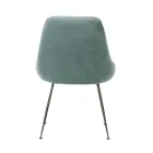 Karrige e dhomës së ndenjes me sedilje në pëlhurë mikrofibër me ngjyra të ndryshme - dru sandali Viadurini