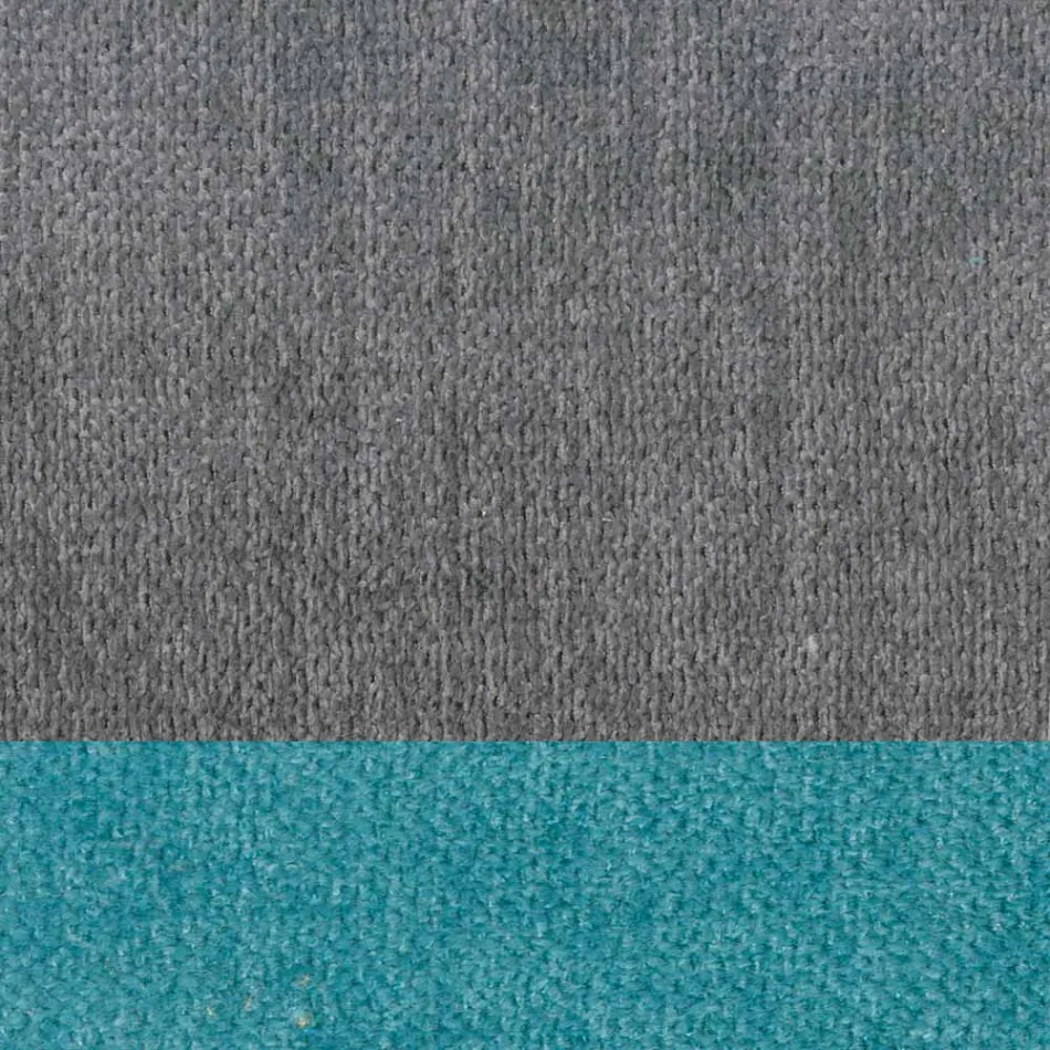 Karrige e dhomës së ndenjes me dizajn modern elegant në pëlhurë me kufi - Scarat Viadurini