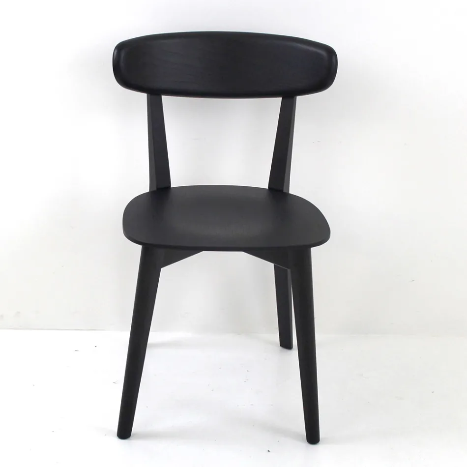 Karrige e dhomës së ndenjes në dru hiri Prodhuar në Itali - Eryn Viadurini