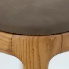 Karrige e dhomës së ndenjes në dru hiri të njollosur Prodhuar në Itali - Lyanne Viadurini