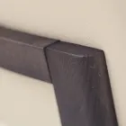 Karrige e dhomës së ndenjes me lëkurë ngjyrë akulli Prodhuar në Itali - Betsy Viadurini