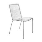 Karrige e dhomës së ndenjes me pleksiglas dhe hekur Prodhuar në Itali, 2 copë - Pumbaa Viadurini