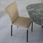 Karrige e dhomës së ndenjes në strukturë rezistente ndaj njollave dhe kadife dhe të zezë - Haroon Viadurini