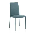 Karrige e dhomës së ndenjes tërësisht e veshur me susta në Pëlhurë Made in Italy - Lorelai Viadurini