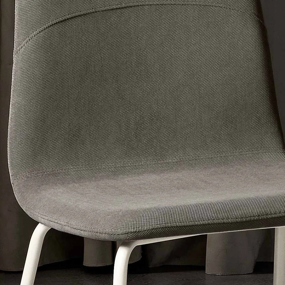 Karrige moderne e dhomës së ndenjes prej pëlhure dhe metali e prodhuar në Itali, Egjipt Viadurini