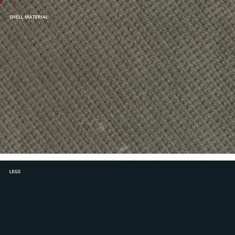 Karrige moderne e dhomës së ndenjes prej pëlhure dhe metali e prodhuar në Itali, Egjipt Viadurini