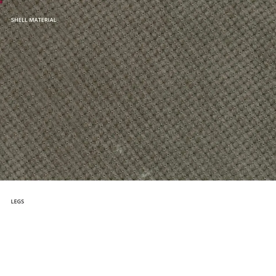 Karrige moderne e dhomës së ndenjes prej pëlhure dhe metali e prodhuar në Itali, Egjipt Viadurini