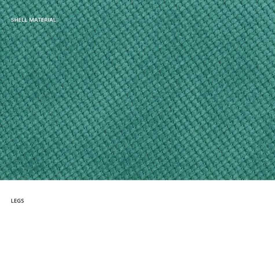 Karrige moderne e dhomës së ndenjes prej pëlhure dhe metali e prodhuar në Itali, Egjipt Viadurini