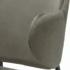 Karrige e dhomës së ndenjes E bërë prej çeliku dhe kadife Prodhuar në Itali - Foggia Viadurini