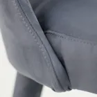 Karrige e dhomës së ndenjes e veshur me Teknofibra Made in Italy - Stinco Viadurini