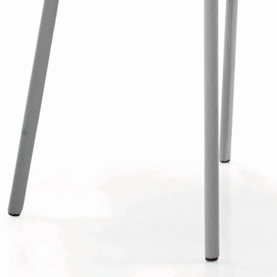 Karrige e dhomës së ndenjes me susta dhe këmbë me llak Prodhuar në Itali - Catania Viadurini