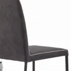 Karrige e dhomës së ndenjes me susta dhe këmbë me llak Prodhuar në Itali - Catania Viadurini