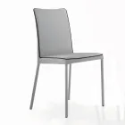 Karrige e dhomës së ndenjes me susta dhe këmbë me llak Prodhuar në Itali - Catania Viadurini