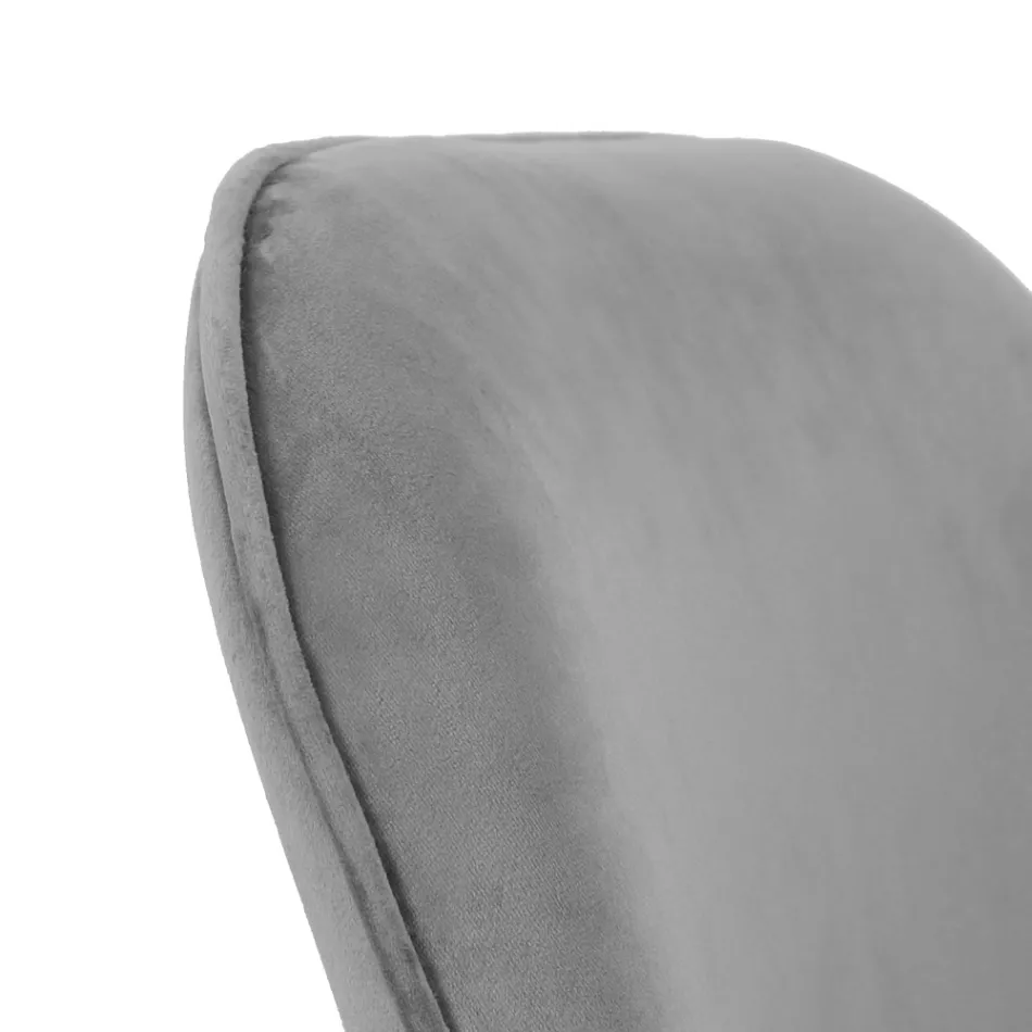 Karrige zyre Bazë metalike dhe sedilje prej pëlhure - Anguilla Viadurini