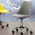 Karrige zyre me ngritës gazi në polipropilen dhe metal me ngjyra - Loredana Viadurini