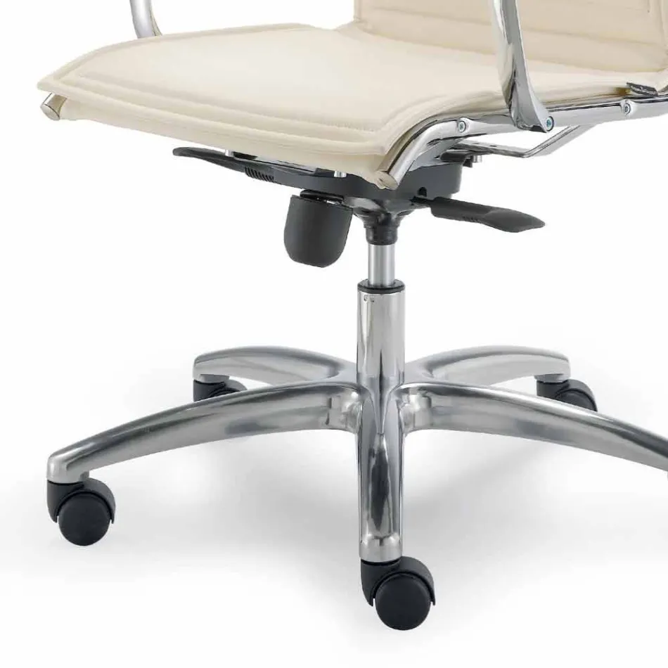 Karrige zyre me monokok në lëkurë imituese të bërë në Itali Agata Viadurini