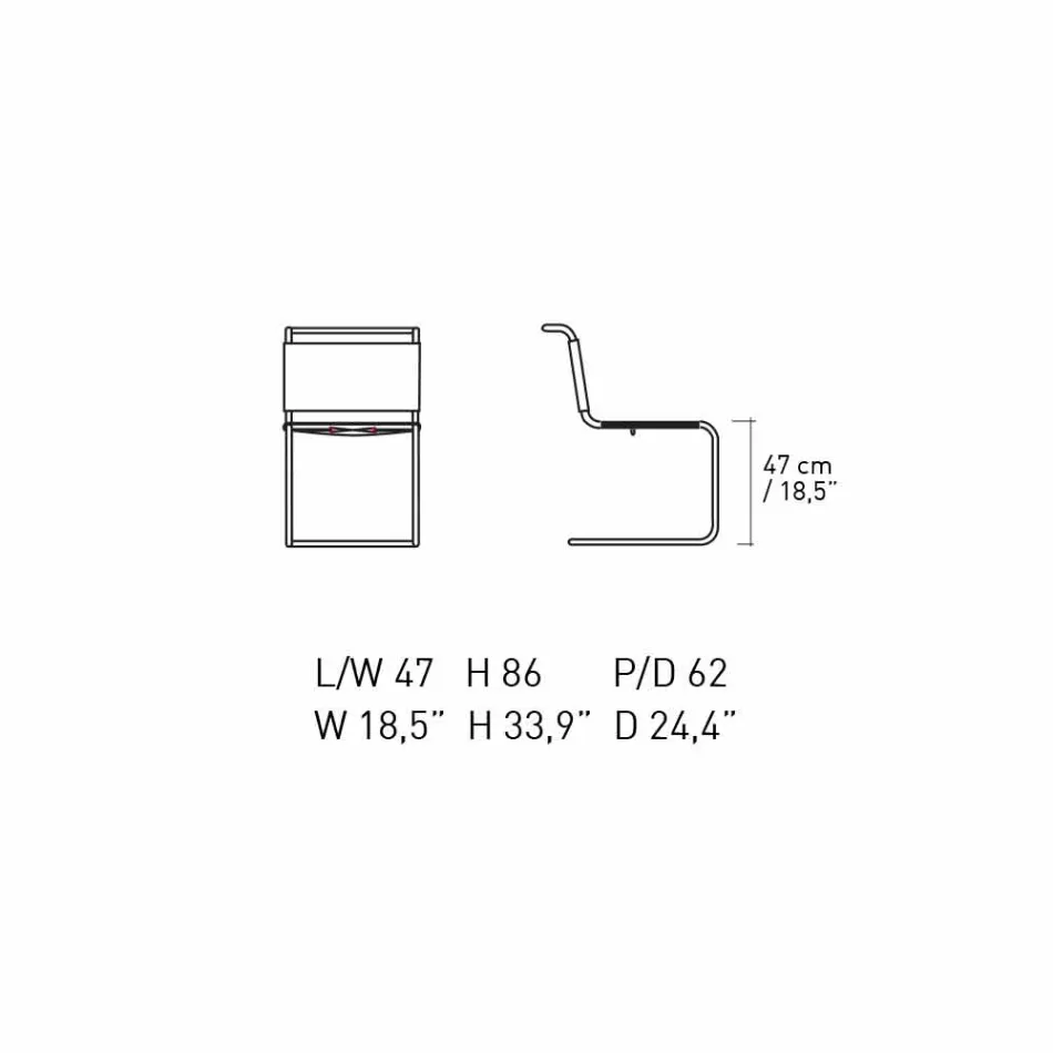 Karrige zyre lëkure me strukturë çeliku të kromuar Prodhuar në Itali - Elite Viadurini