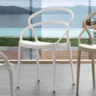 Karrige me dizajn modern në polipropilen e prodhuar në Itali Pavia Viadurini