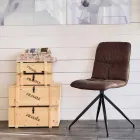 Karrige moderne të projektimit të veshur me susta në pëlhurën e Kiarës Viadurini