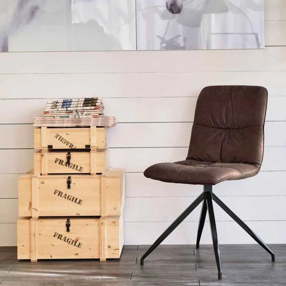 Karrige moderne të projektimit të veshur me susta në pëlhurën e Kiarës Viadurini