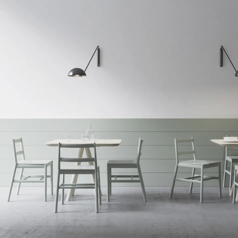 Karrige e kualitetit te larte ne dru Ahu Prodhuar ne Itali, 2 Cope - Nora Viadurini