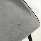 Karrige dizenjimi në pëlhurë me këmbë katrore prodhuar në Itali, 4 copë - Oriella Viadurini