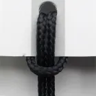 Karrige luksoze me mbështetëse krahësh në ahu dhe litar të zbardhur Prodhuar në Itali - Nora Viadurini