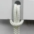 Karrige luksoze me mbështetëse krahësh në ahu dhe litar të zbardhur Prodhuar në Itali - Nora Viadurini