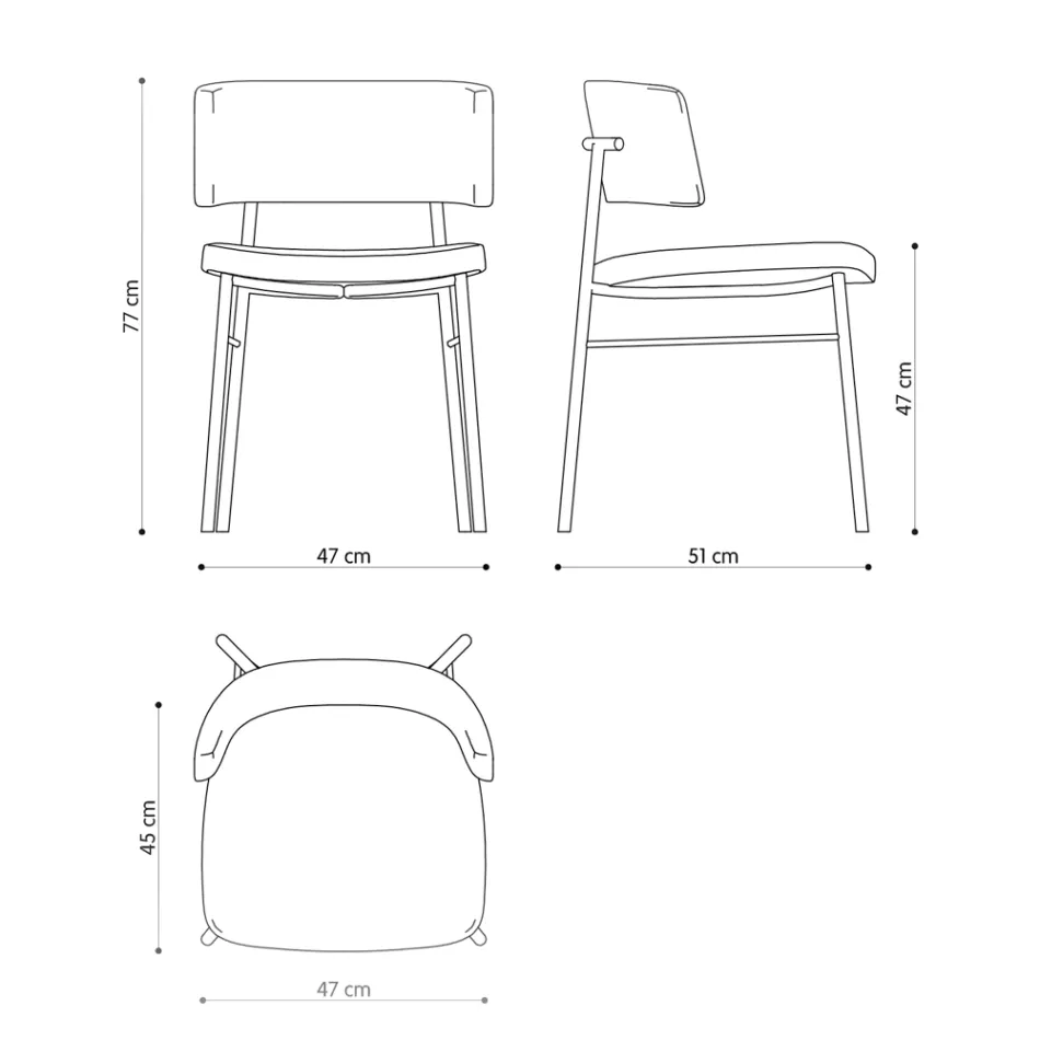 Karrige pëlhure luksoze me bazë metalike Prodhuar në Itali, 2 Copë - Alaska Viadurini
