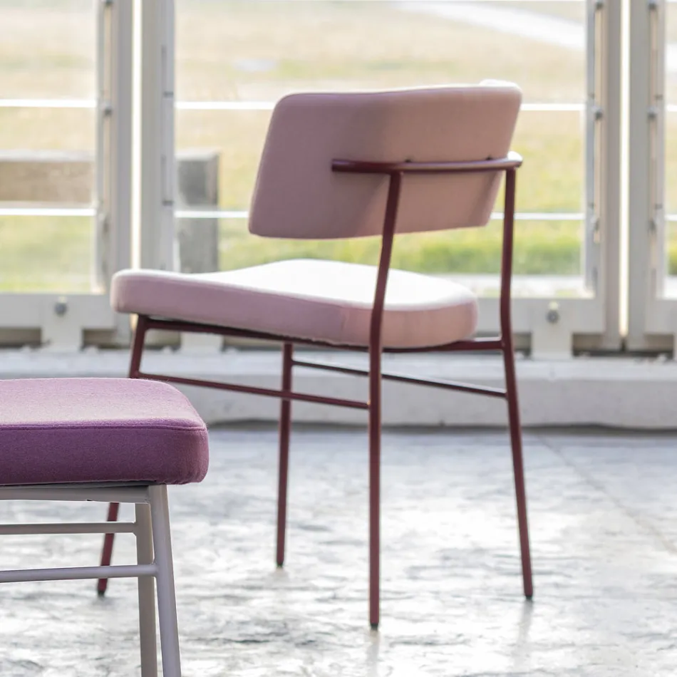 Karrige pëlhure luksoze me bazë metalike Prodhuar në Itali, 2 Copë - Alaska Viadurini