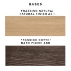 Karrige elegante e Dizajnit Modern në Kadife dhe Dru me Ngjyrë - Bizet Viadurini