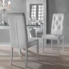 Karrige me dizajn të veshur me susta, me përpunim Capitonnè - Diana Viadurini