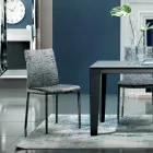 Karrige e veshur me susta dhe pëlhurë e prodhuar në Itali 4 copë - Monnalisa Viadurini