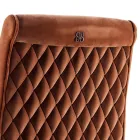 Karrige e ndenjur e ngurtë druri Grilli Zarafa e bërë në Itali, 2 copë Viadurini