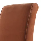 Karrige e ndenjur e ngurtë druri Grilli Zarafa e bërë në Itali, 2 copë Viadurini