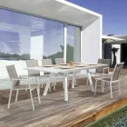 Karrige e jashtme e montuar në alumin e lyer, Homemotion, 4 copë - Odelia Viadurini