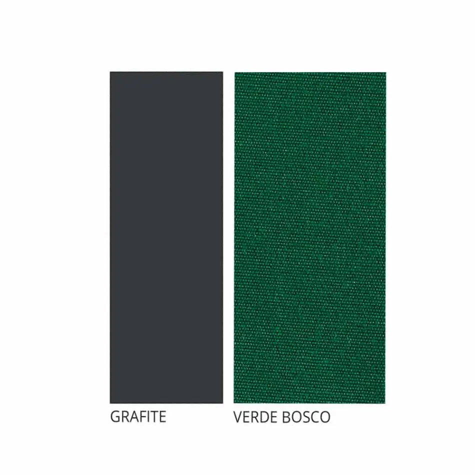 Karrige hekuri e jashtme e pirgshme me jastëk prodhuar në Itali 2 copë - Allegra Viadurini