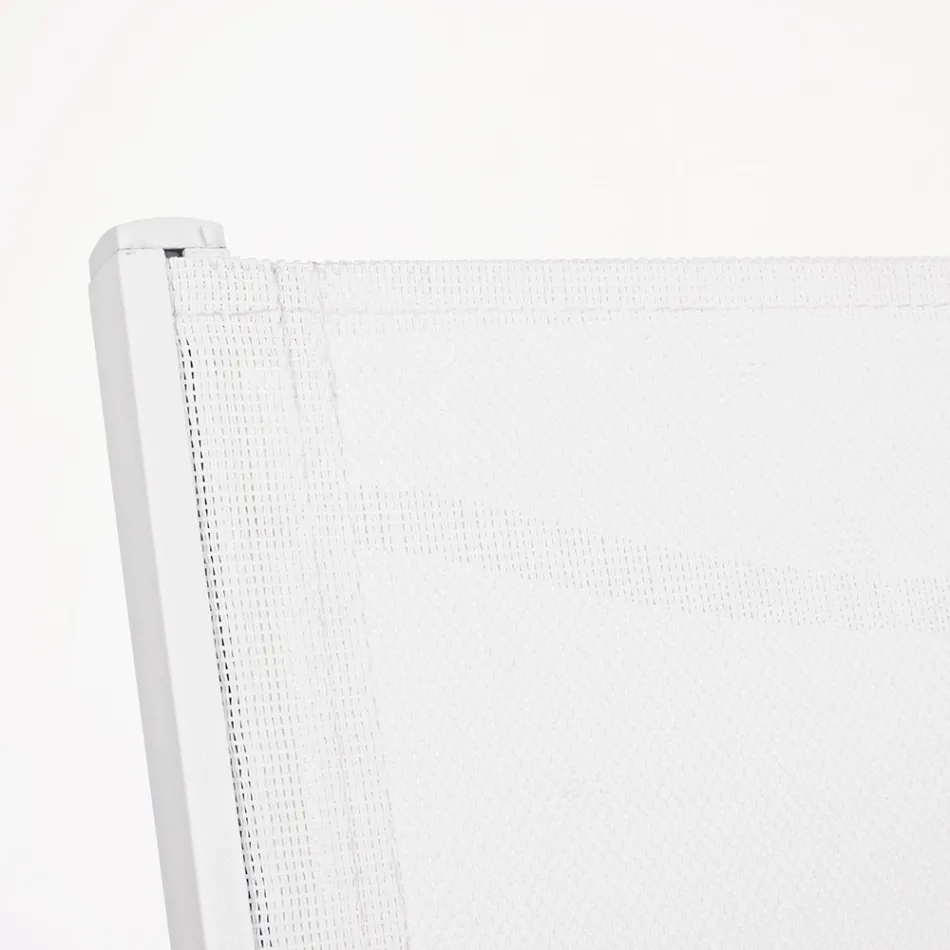 Karrige e stivueshme në alumin dhe tekstile për kopshtin, dizajn modern - Franz Viadurini