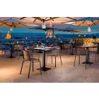 Karrige metalike në natyrë stackable Made in Italy, 4 Pieces - Verna Viadurini