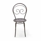 Karrige në natyrë stabile në metal bërë në Itali, 2 copë - Autoritet Viadurini