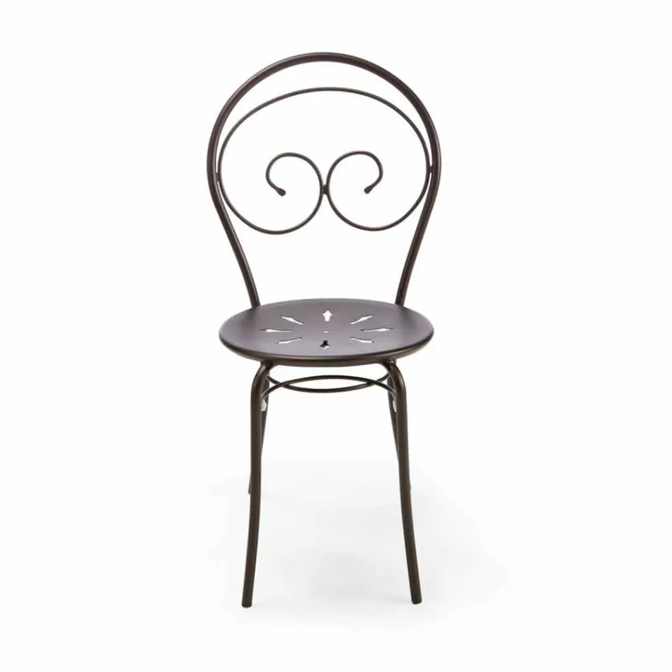 Karrige në natyrë stabile në metal bërë në Itali, 2 copë - Autoritet Viadurini