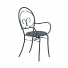 Karrige në natyrë stabile në metal bërë në Itali, 2 copë - Autoritet Viadurini